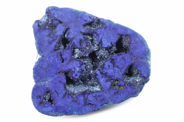 Vivid Blue Cut/Polished Azurite Nodule - Siberia #379926